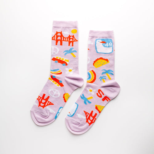 San Francisco Crew Socks - Women's - Yellow Owl Workshop