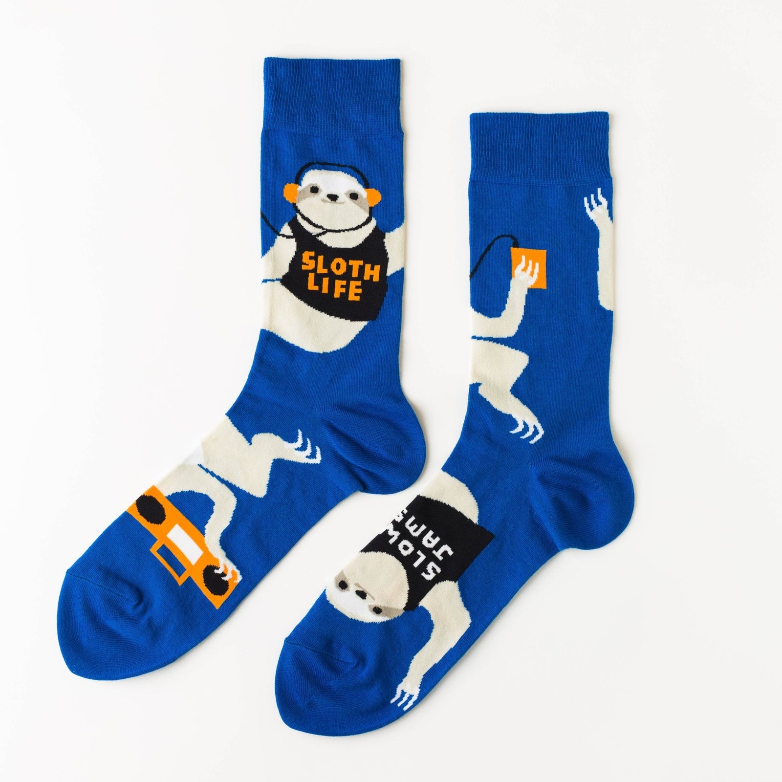 Sloth Life Crew Socks - Men's - Yellow Owl Workshop