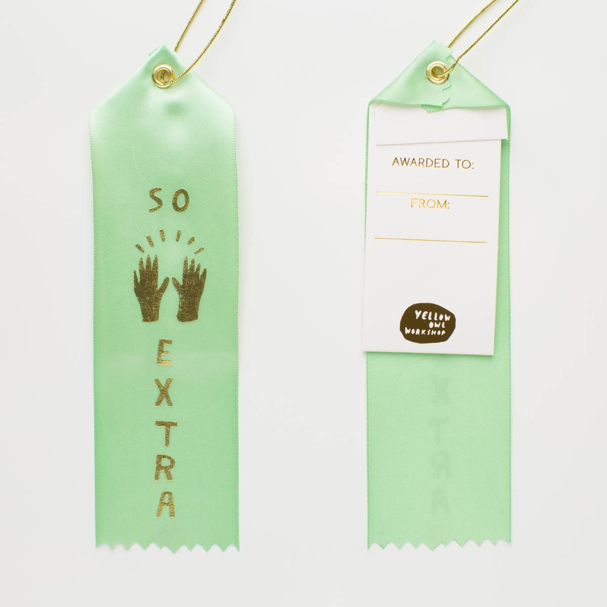 So Extra - Award Ribbon Card - Yellow Owl Workshop